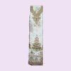 Pakistani Embroidery Work Purple White Combination Party Wear Suit (Fabric)